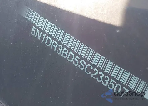 2025 Nissan Pathfinder Rock Creek 4Wd из США, поврежденный, VIN 5N1DR3BD5SC233507